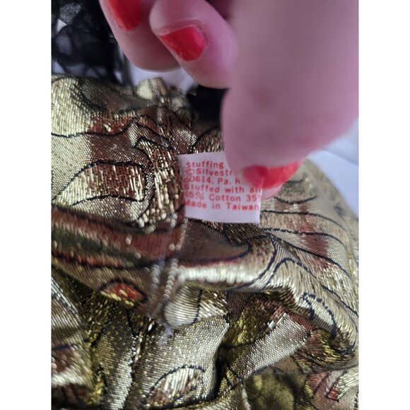 16" Gold Black Jean Marie With tags Charles A Berry Silvestri Broken Left Thumb - Picture 7 of 10